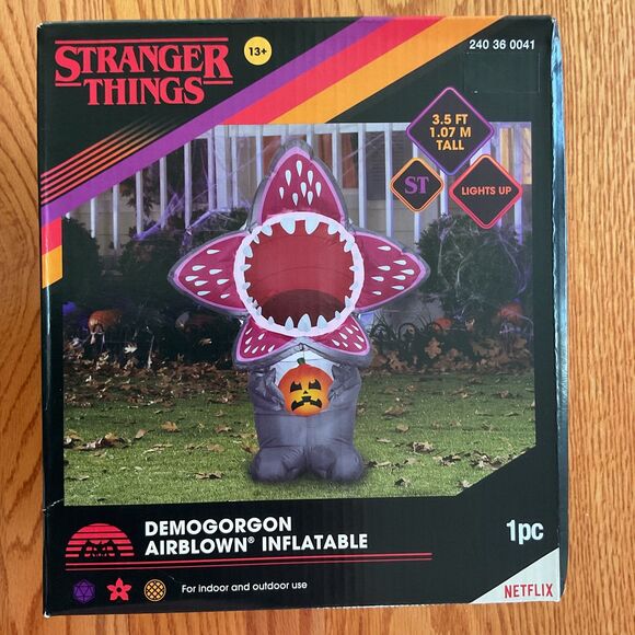 Stranger Things Inflatable Gemmy | Other | Stranger Things Demogorgon Airblown Inflatable 35ft ...